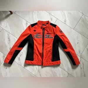 Harley-Davidson Women's Performance H-D Mesh Riding Jacket, Orange size L